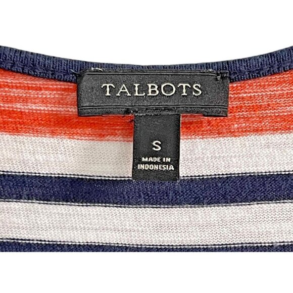 Talbots Striped Tie-Front Maxi Dress – Small - Picture 2 of 8